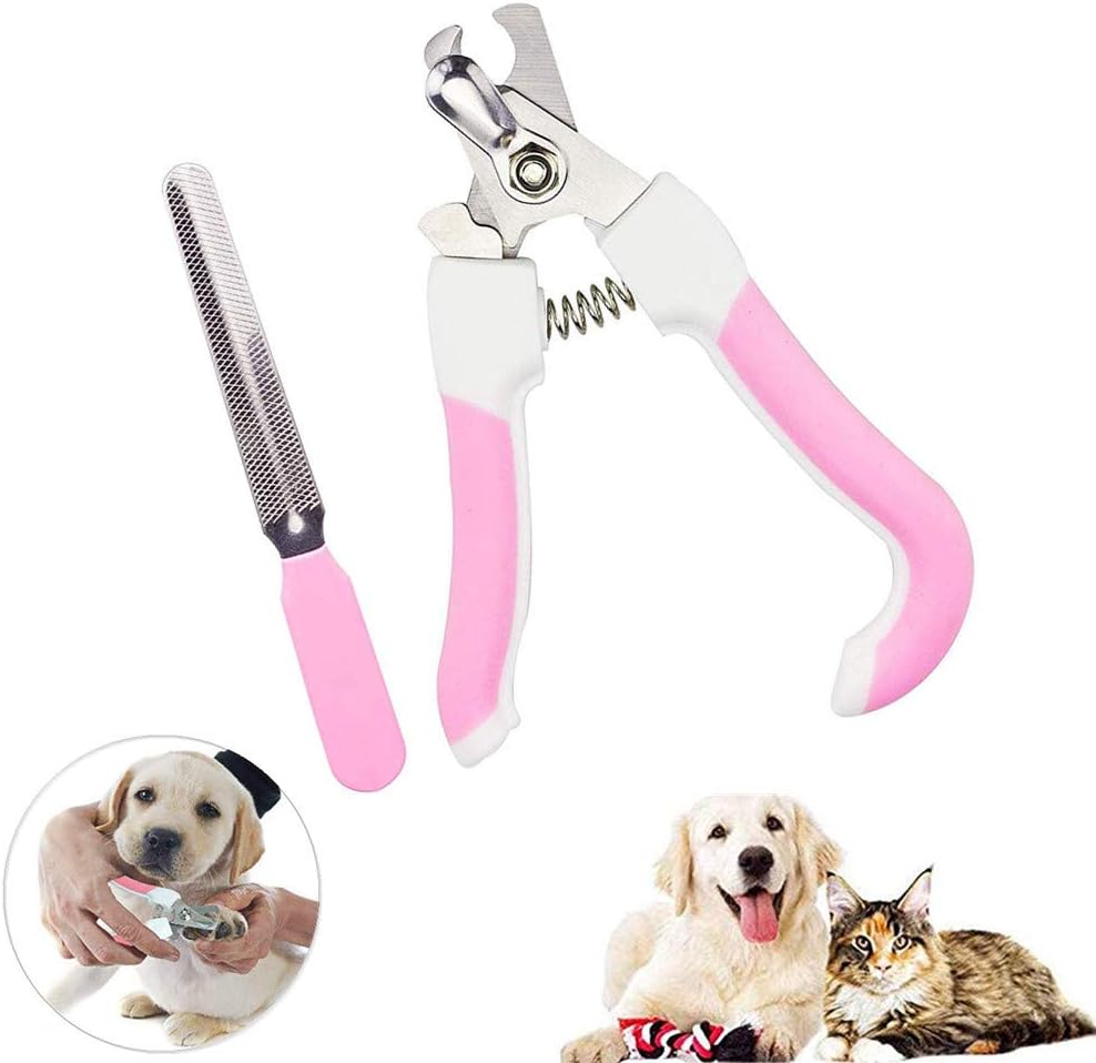 CORTA UÑAS PERROS, GATOS CONEJO TIPO ALICATE + LIMA DE UÑAS - 1