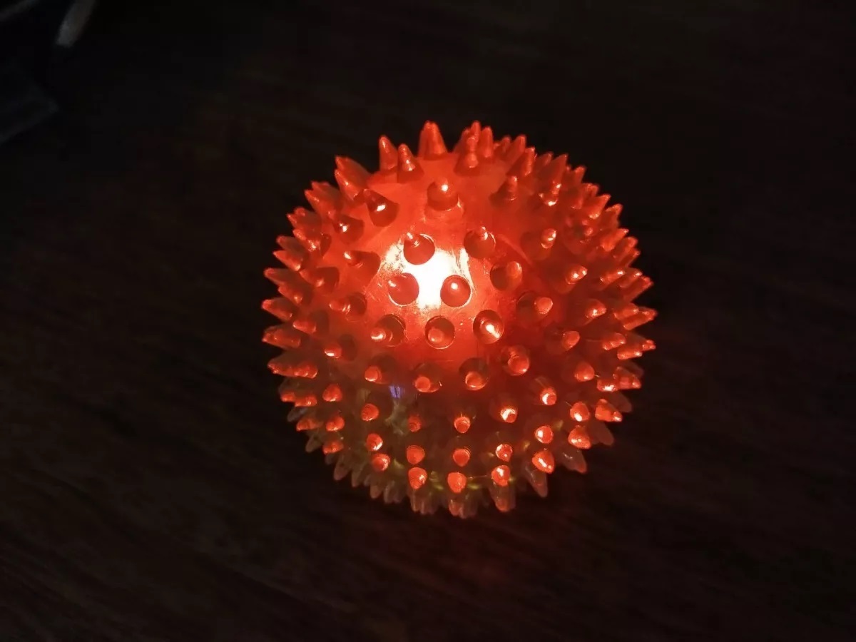 4 PELOTAS CON SONIDO Y LUZ LED PARA PERROS Y GATOS, MASCOTAS - 7
