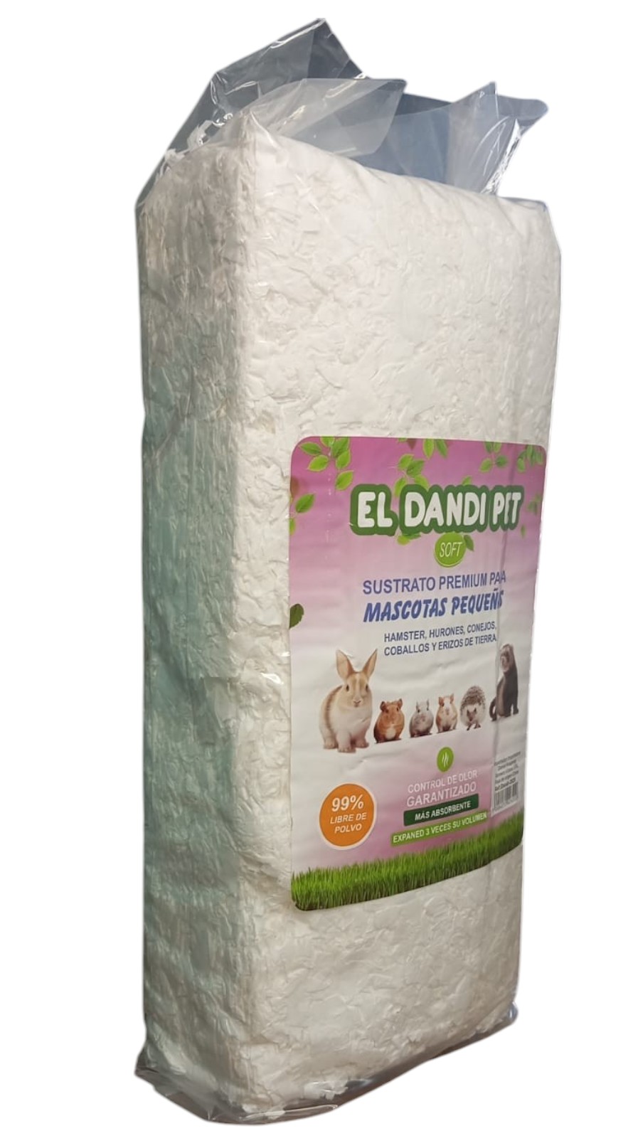 SUSTRATO DE PAPEL PREMIUM 900G HAMSTER CONEJOS ERIZOS RATÓN - 1