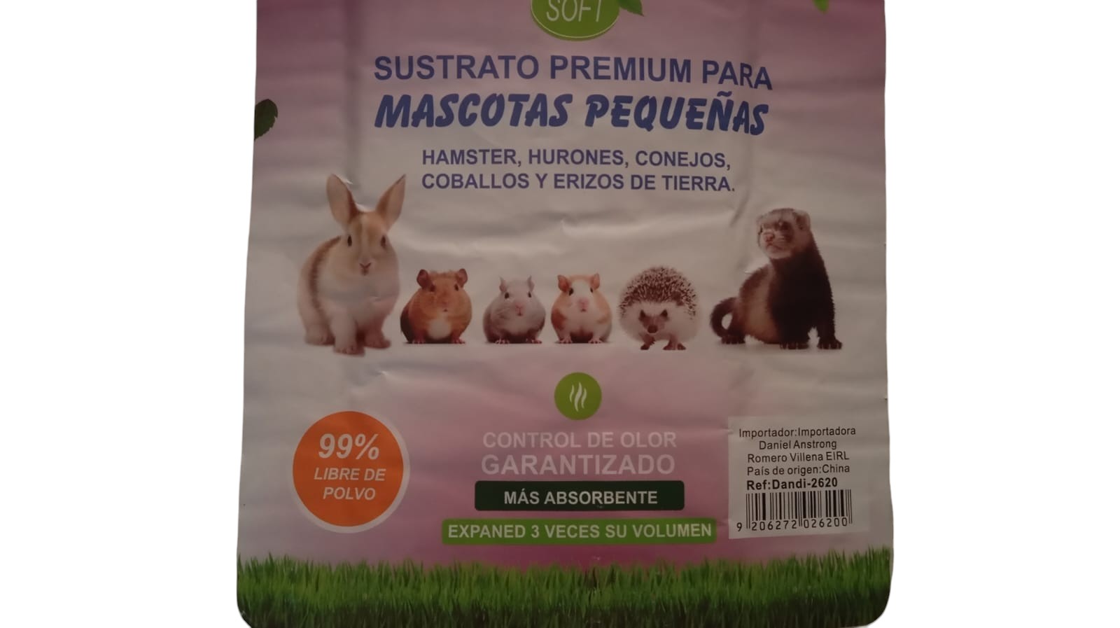 SUSTRATO DE PAPEL PREMIUM 900G HAMSTER CONEJOS ERIZOS RATÓN - 4