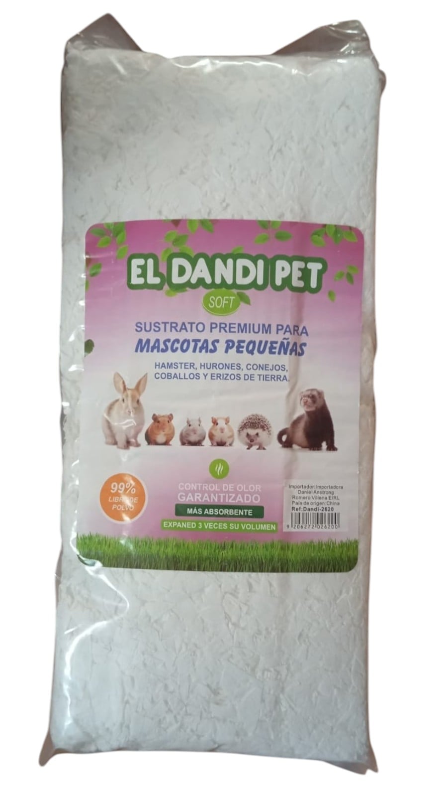 SUSTRATO DE PAPEL PREMIUM 900G HAMSTER CONEJOS ERIZOS RATÓN - 5