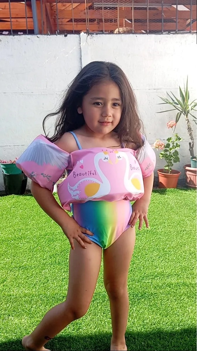 FLOTADOR CON ALITAS PARA NIÑAS, CHALECO 2-6 AÑOS - 6