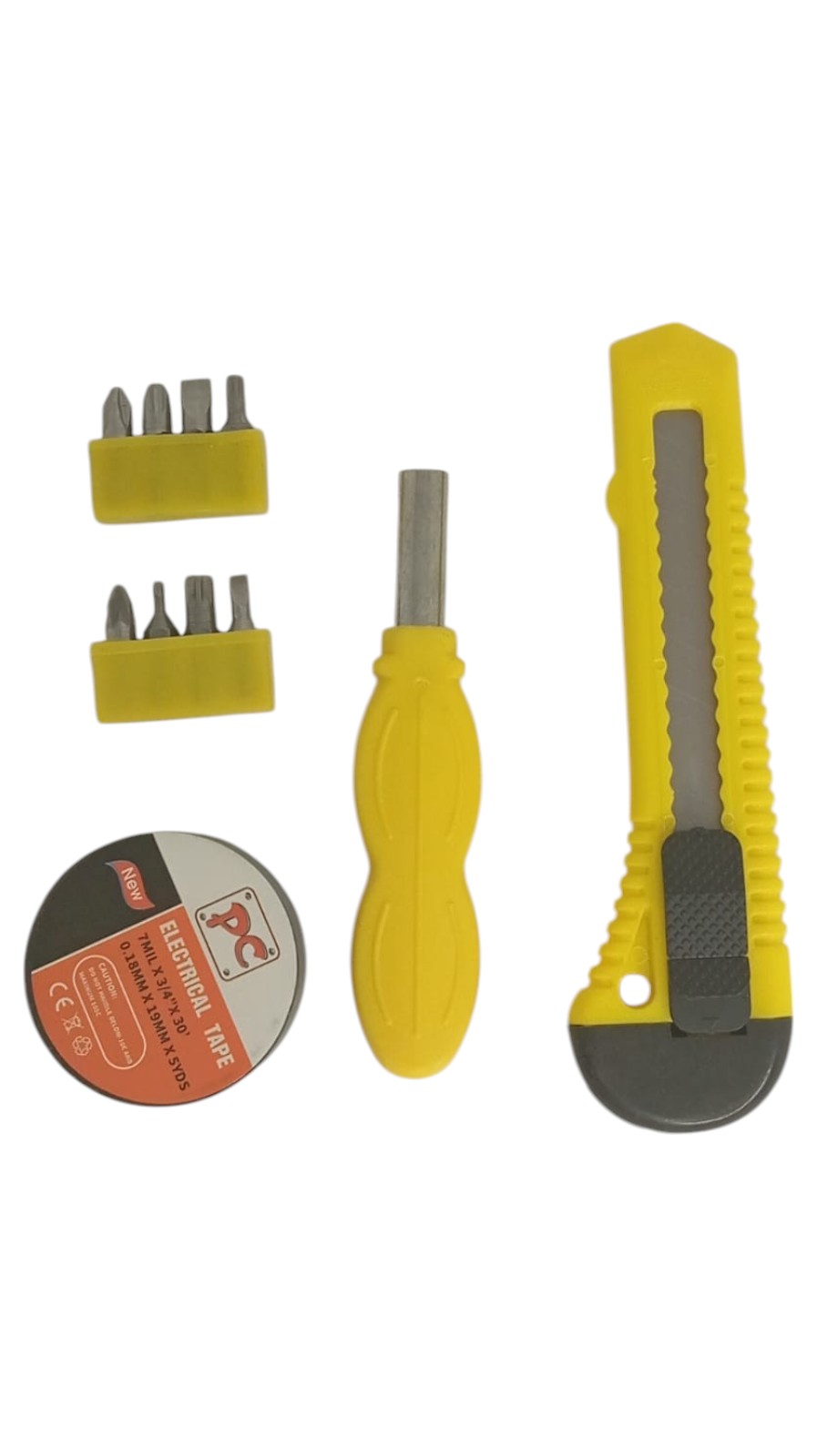 SET DE HERRAMIENTAS MANUALES DESTORNILLADOR CUCHILLO CINTA - 5