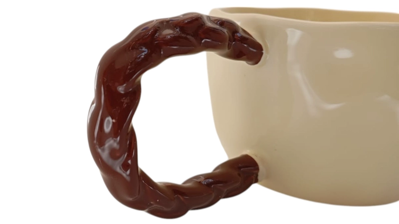 TAZA MUG EL EDEN CAPIBARA CARPINCHO CERAMICA 400 ML REDONDA - 2
