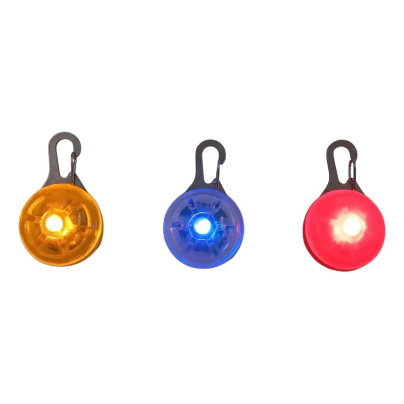 X3 LUZ LED PARA COLLAR DE MASCOTAS PASEOS NOCTURNO PERROS - 1
