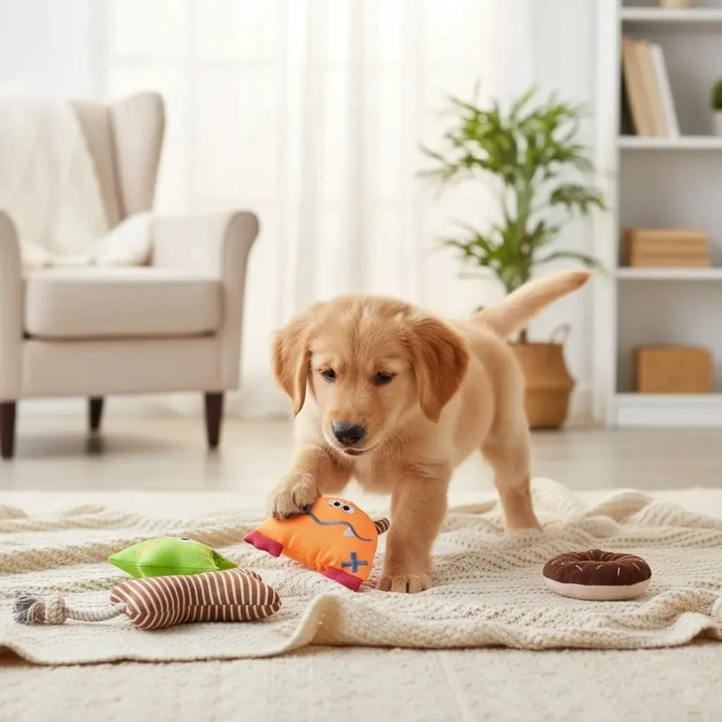 SET DE 10 JUGUETES PARA PERROS MASCOTAS ASEO JUEGOS - 7