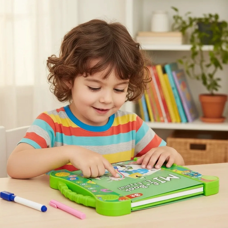 LIBRO INTERACTIVO EDUCATIVO INFANTIL CON SONIDO +3 AÑOS - 2