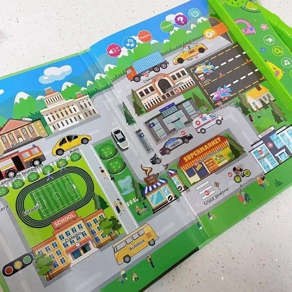LIBRO INTERACTIVO EDUCATIVO INFANTIL CON SONIDO +3 AÑOS - 4