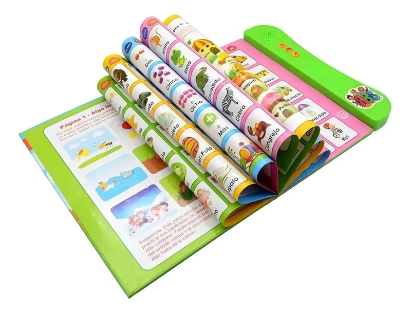 LIBRO INTERACTIVO EDUCATIVO INFANTIL CON SONIDO +3 AÑOS - 5