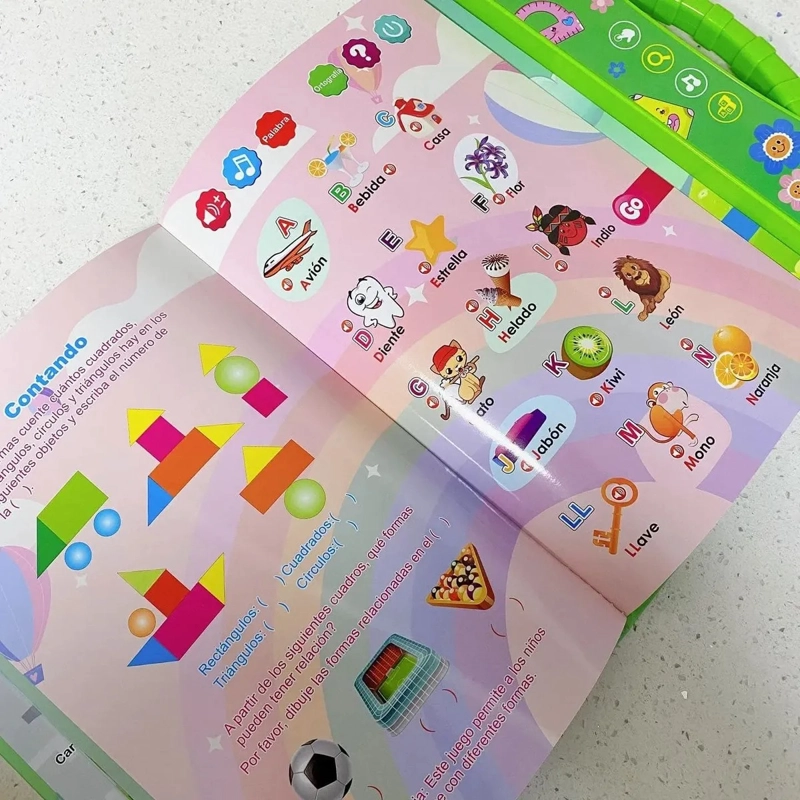 LIBRO INTERACTIVO EDUCATIVO INFANTIL CON SONIDO +3 AÑOS - 7