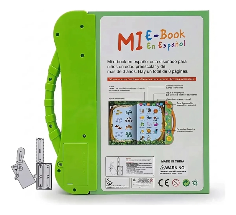 LIBRO INTERACTIVO EDUCATIVO INFANTIL CON SONIDO +3 AÑOS - 8