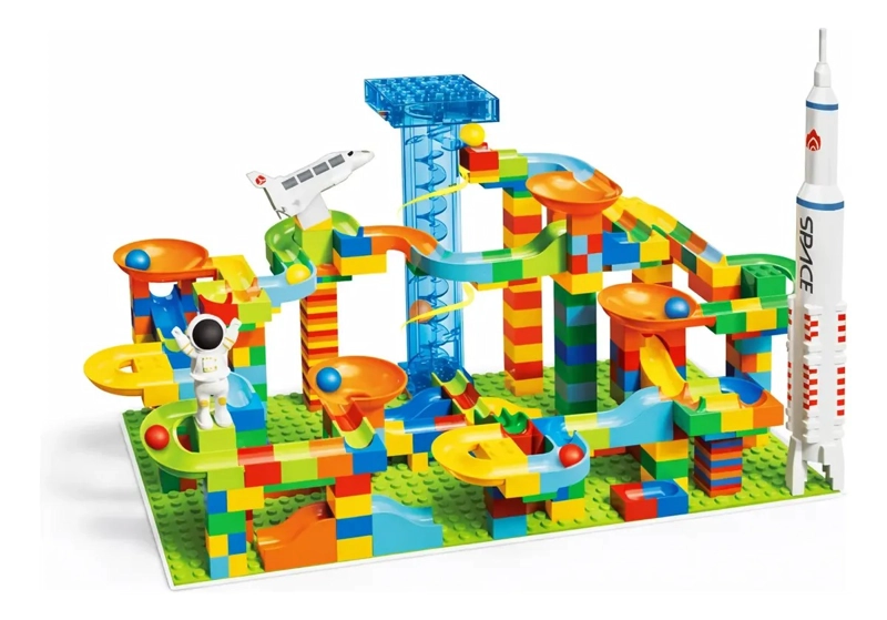 CIRCUITO CANICAS 536 PCS MARBLE RUN BLOQUES EDUCATIVO NIÑOS - 2