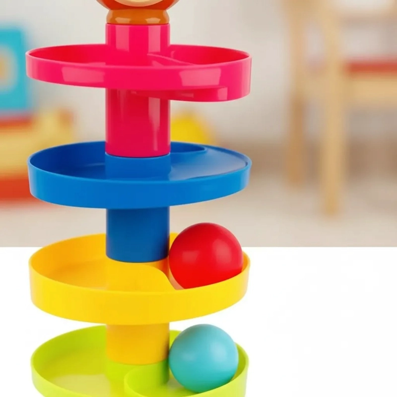 TORRE CASCADA PELOTAS SONAJERO DIDACTICO PARA BEBE S +18MESES - 2