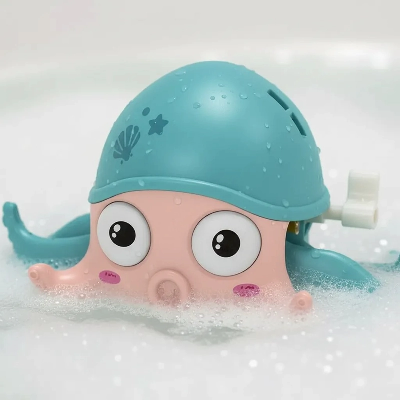 PULPO DE BAÑO PARA NIÑOS JUGUETE A CUERDA DIVERTIDO - 3