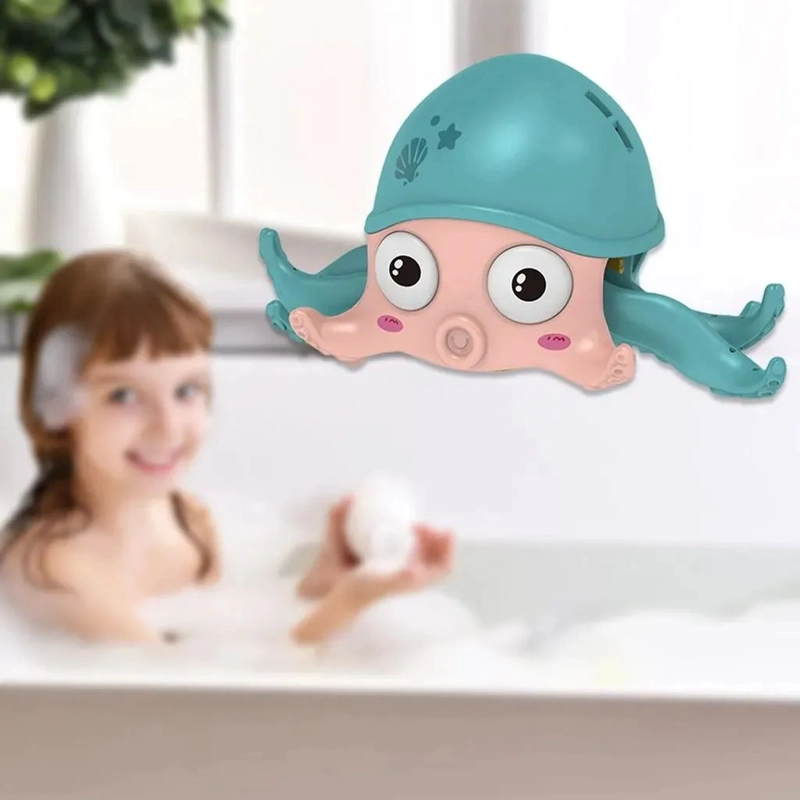 PULPO DE BAÑO PARA NIÑOS JUGUETE A CUERDA DIVERTIDO - 5
