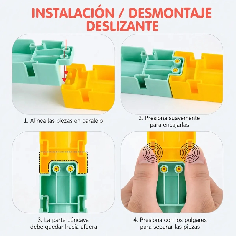 JUGUETE RESBALIN PATITOS EN TINA DE BAÑO DIDACTICO INFANTIL - 3