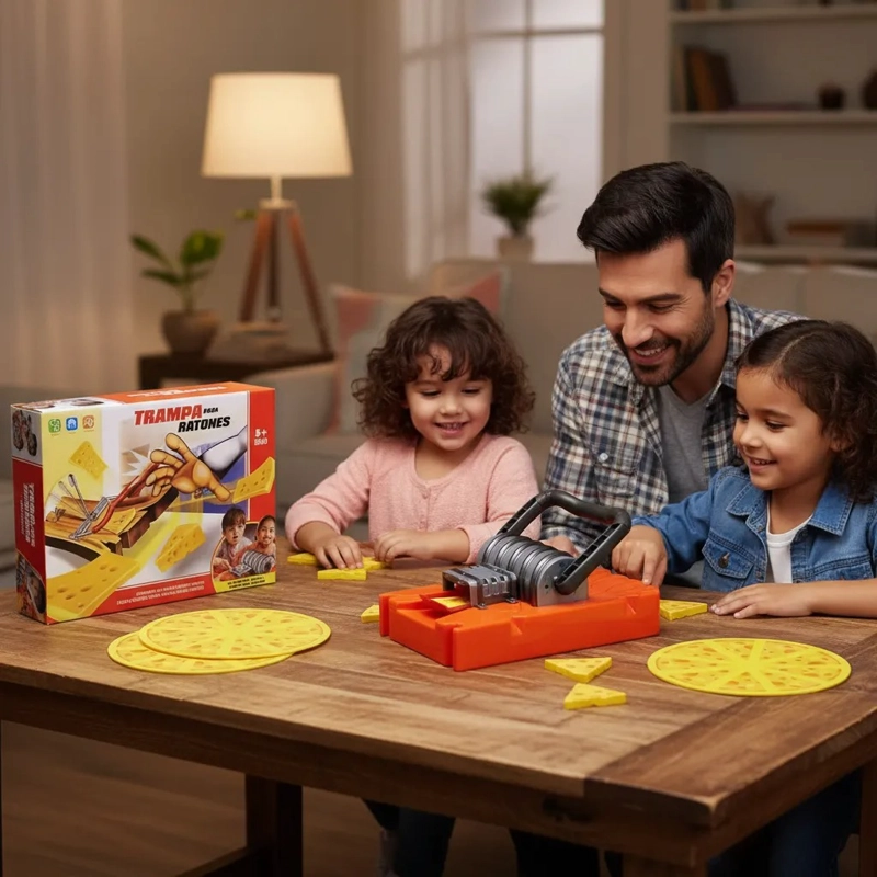 JUEGO DE MESA DIDACTICO TRAMPA PARA RATONES DESTREZA - 8
