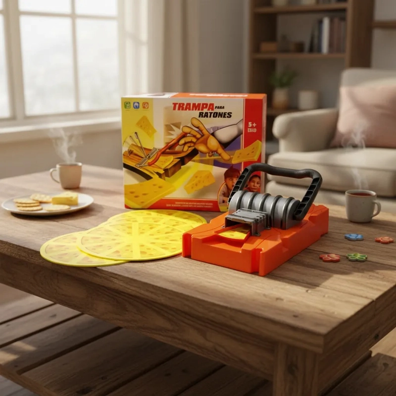 JUEGO DE MESA DIDACTICO TRAMPA PARA RATONES DESTREZA - 9