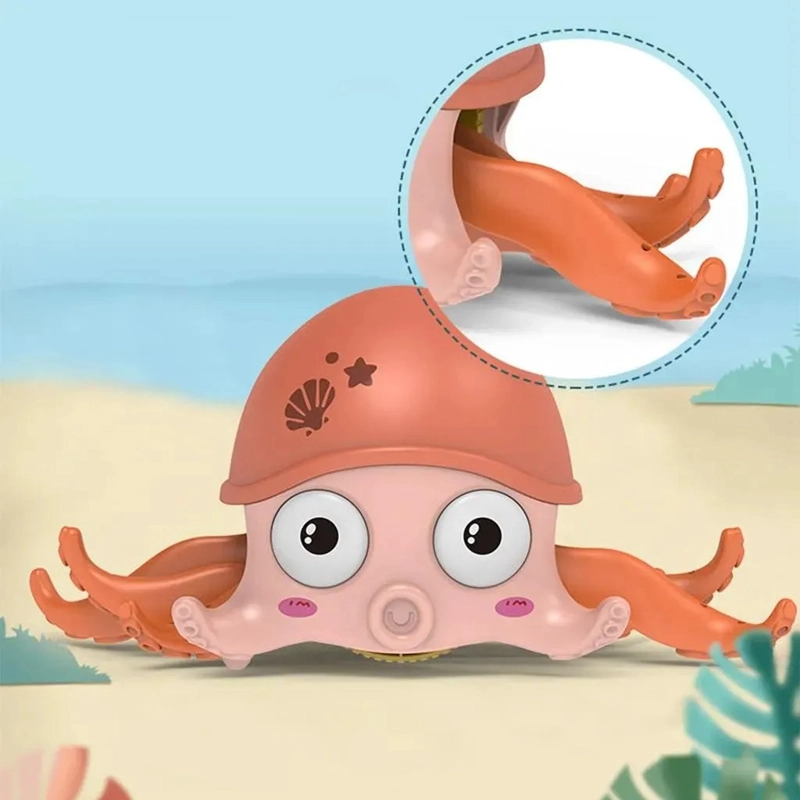 PULPO DE BAÑO PARA NIÑOS JUGUETE A CUERDA DIVERTIDO - 7