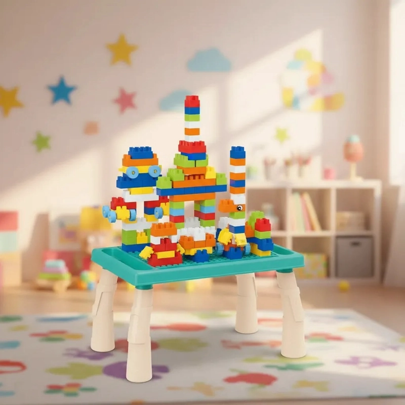 BLOQUES CONSTRUCCION 100 PIEZAS JUGUETE DIDACTICO INFANTIL - 10