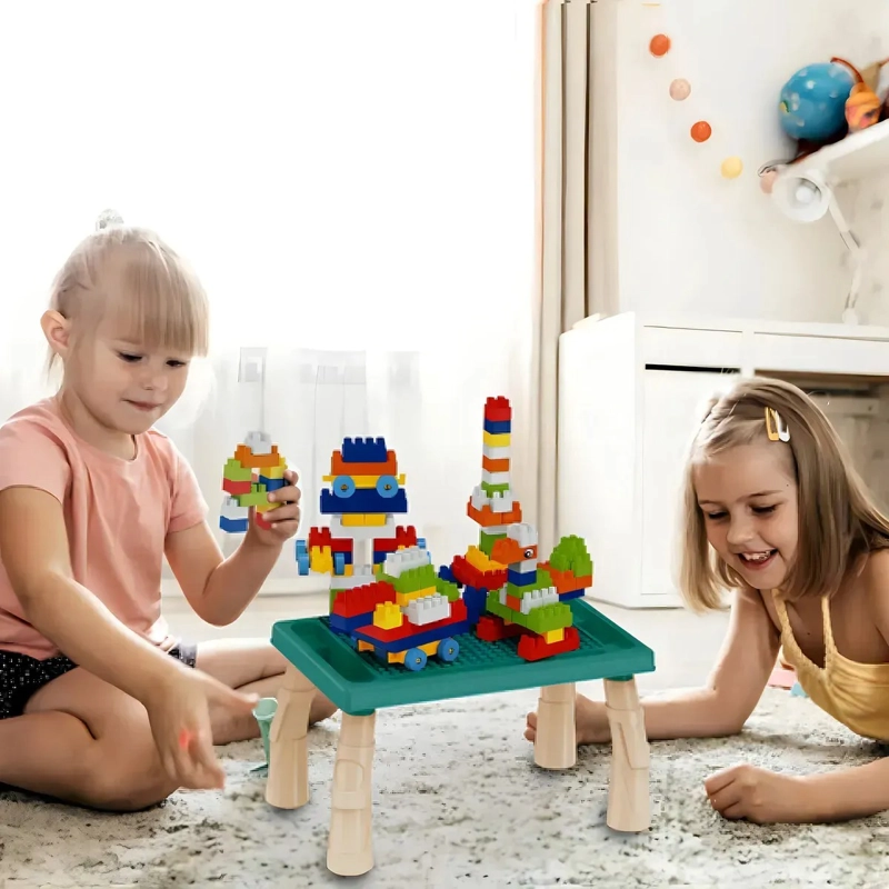 BLOQUES CONSTRUCCION 100 PIEZAS JUGUETE DIDACTICO INFANTIL - 4