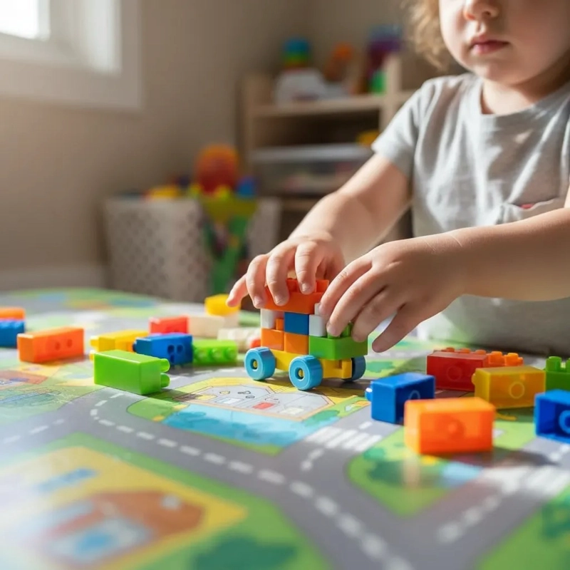 BLOQUES CONSTRUCCION 100 PIEZAS JUGUETE DIDACTICO INFANTIL - 5
