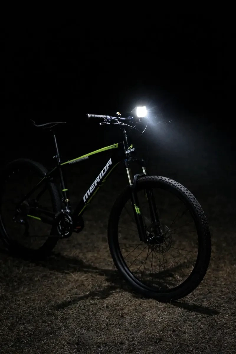 LUZ BICICLETA LED RECARGABLE 4 FOCOS BOCINA CONTROL MANUBRIO - 5