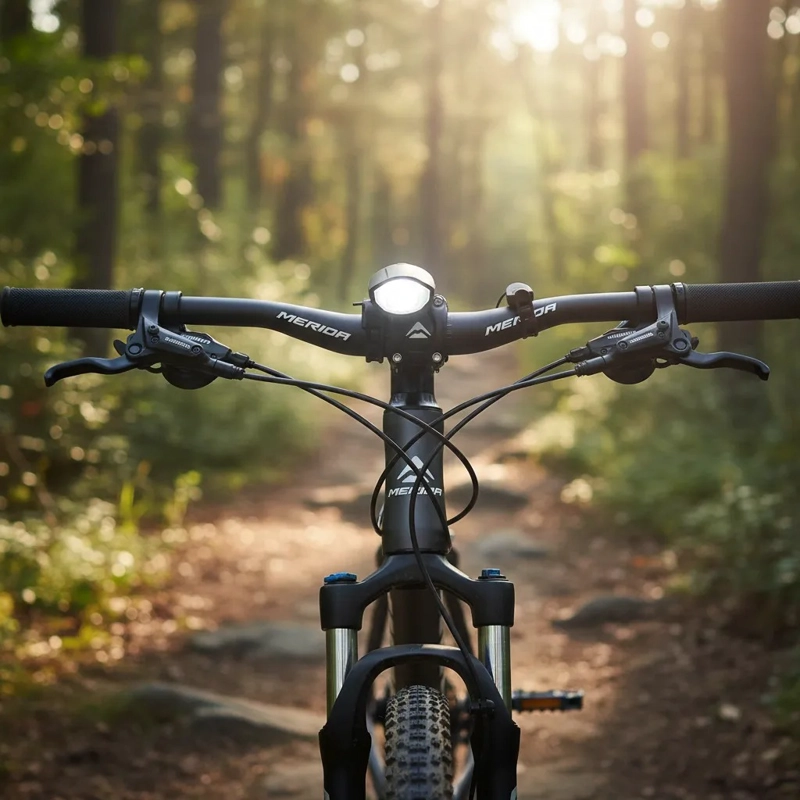 LUZ BICICLETA DELANTERA CON BOCINA INTEGRADA USB RECARGABLE - 2