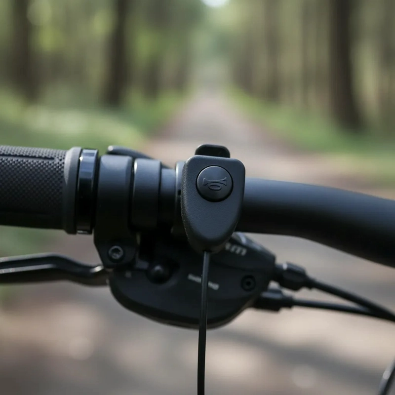 LUZ BICICLETA DELANTERA CON BOCINA INTEGRADA USB RECARGABLE - 7