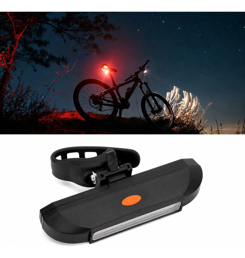 LUZ TRASERA BICICLETA LED IMPERMEABLE ALTA VISIBILIDAD MTB - 2