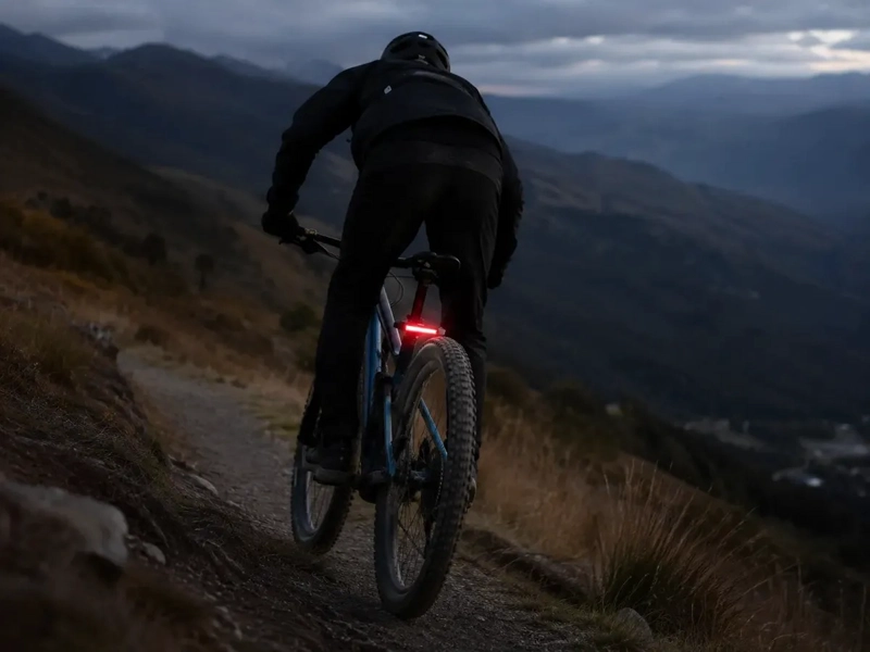 LUZ TRASERA BICICLETA LED IMPERMEABLE ALTA VISIBILIDAD MTB - 7
