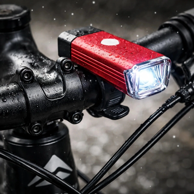LUZ DELANTERA BICICLETA LED USB RECARGABLE MTB ALTA POTENCIA - 8