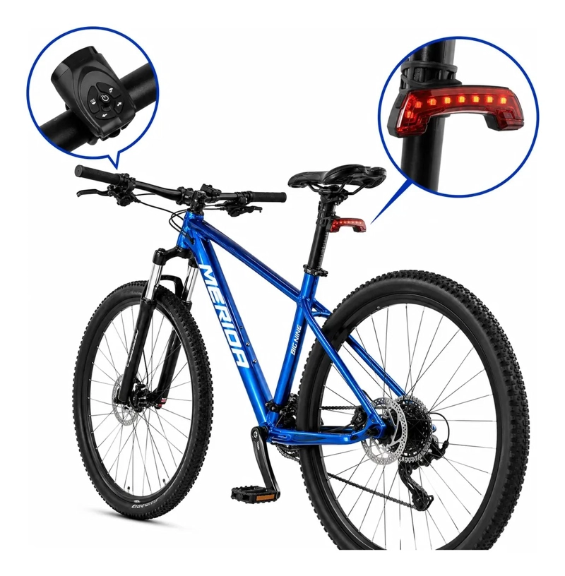LUZ TRASERA BICICLETA LED CON CONTROL SEÑALIZADOR DE VIRAJE - 8