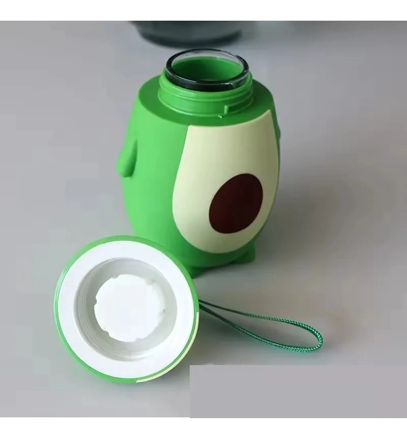 BOTELLA DE AGUA KAWAI PALTA 300ML COLOR VERDE PORTATIL - 2