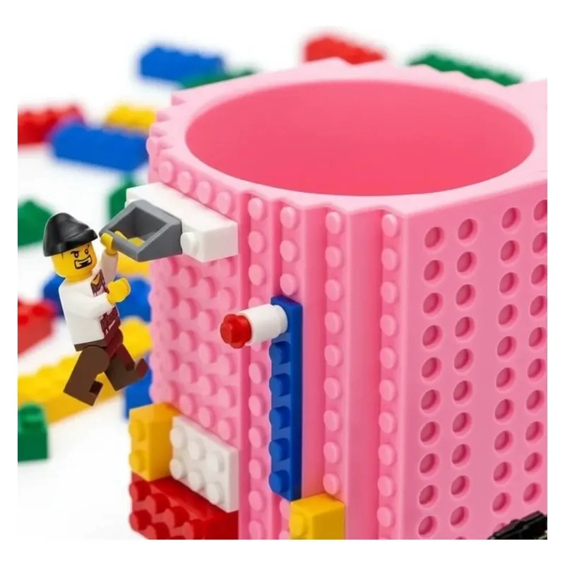 TAZON LEGO ARMABLE CON PIEZAS PLEGABLES MUG CREATIVO 3D - 3