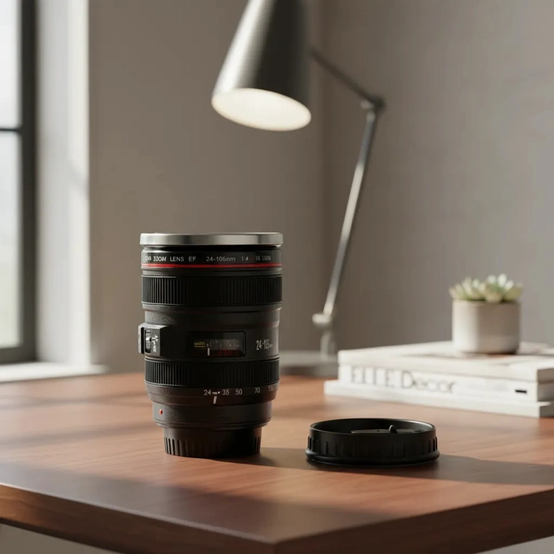 TAZON MUG LENTE CAMARA CANON EF 24-105MM CON TAPA HERMETICA - 2