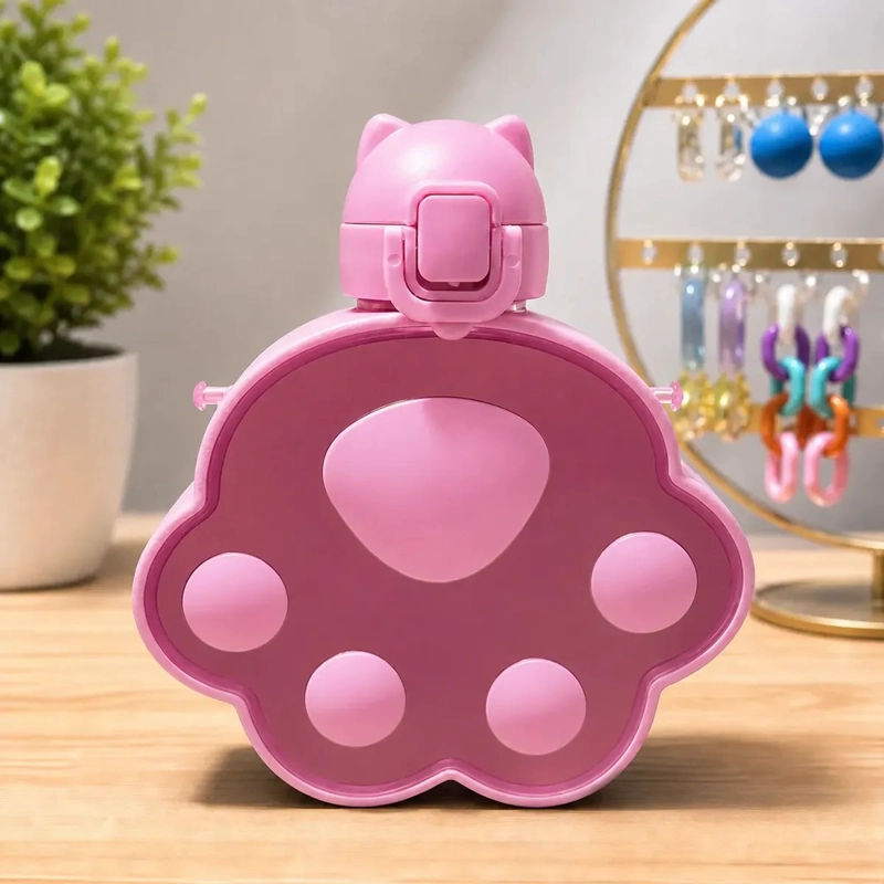 BOTELLA AGUA NIÑOS PATITA ANIMALITO CON CORREA LARGA KAWAII - 2