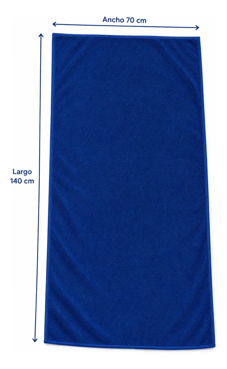 TOALLA MICROFIBRA BAÑOS ABSORBENTE 70X140 CM SECADO RAPIDO - 3