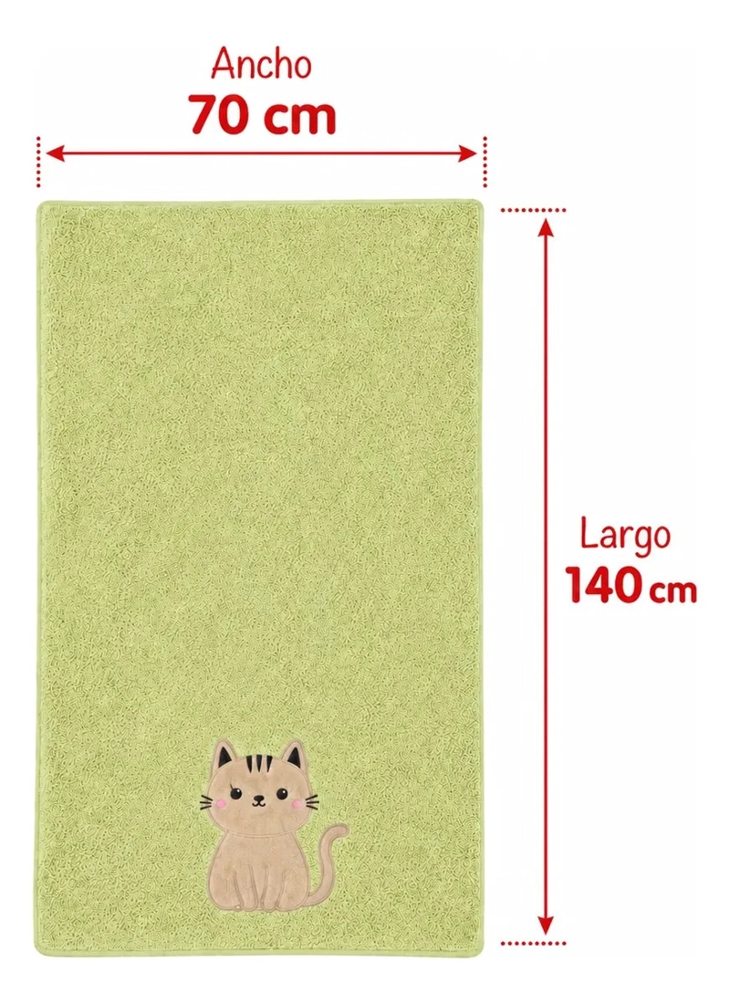 TOALLA DE BAÑO MICROFIBRA ABSORBENTE 70X140 CM SECADO RAPIDO - 3