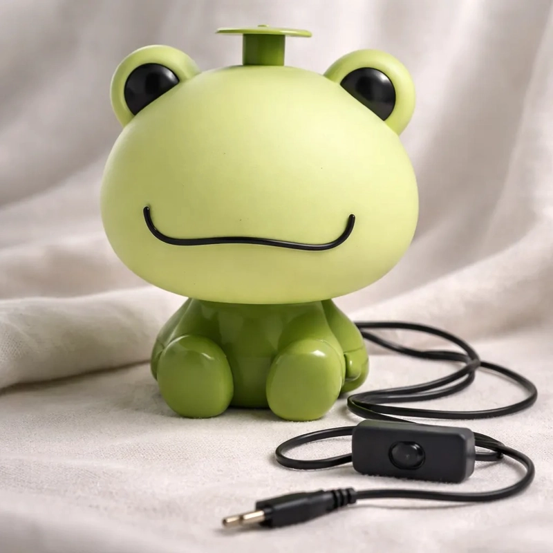 LAMPARA LED DECORATIVA NOCTURNA DISEÑO DE RANA PARA NIÑOS - 1