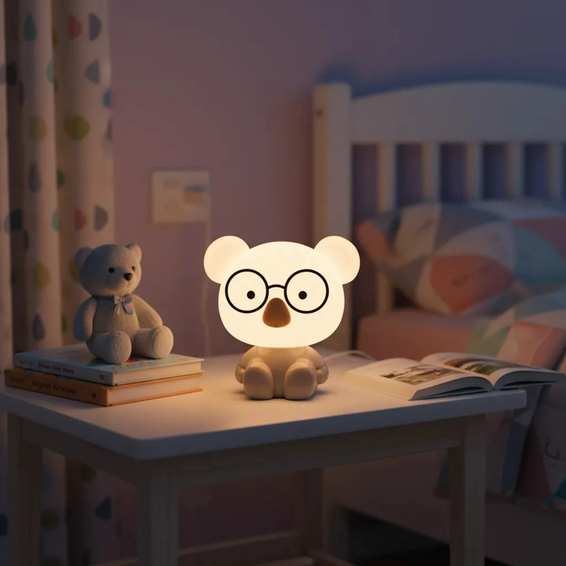 LAMPARA LED DECORATIVA NOCTURNA DISEÑO DE KOALA PARA NIÑOS - 6