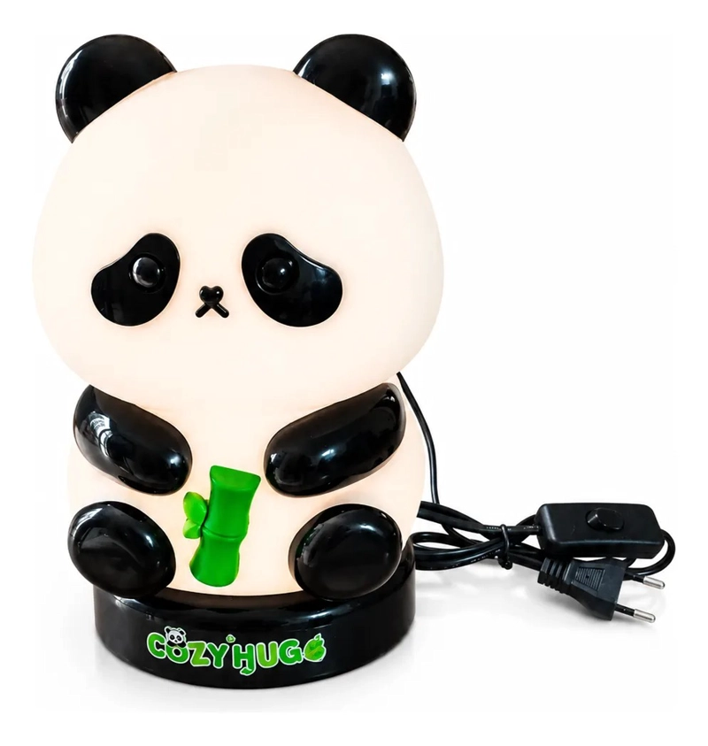 LAMPARA DECORATIVA LED NOCTURNA DISEÑO OSO PANDA PARA NIÑOS - 1