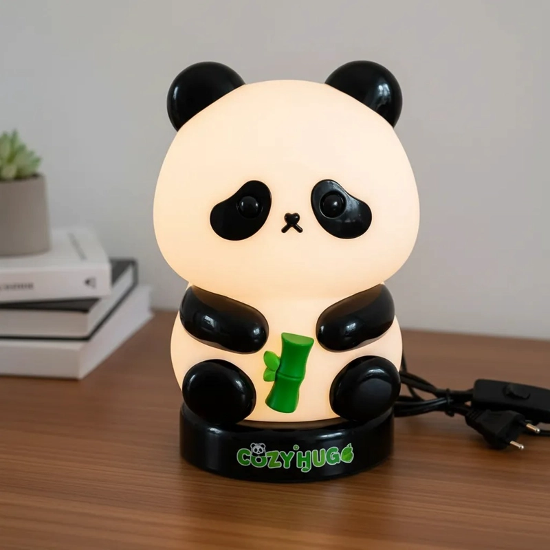 LAMPARA DECORATIVA LED NOCTURNA DISEÑO OSO PANDA PARA NIÑOS - 2