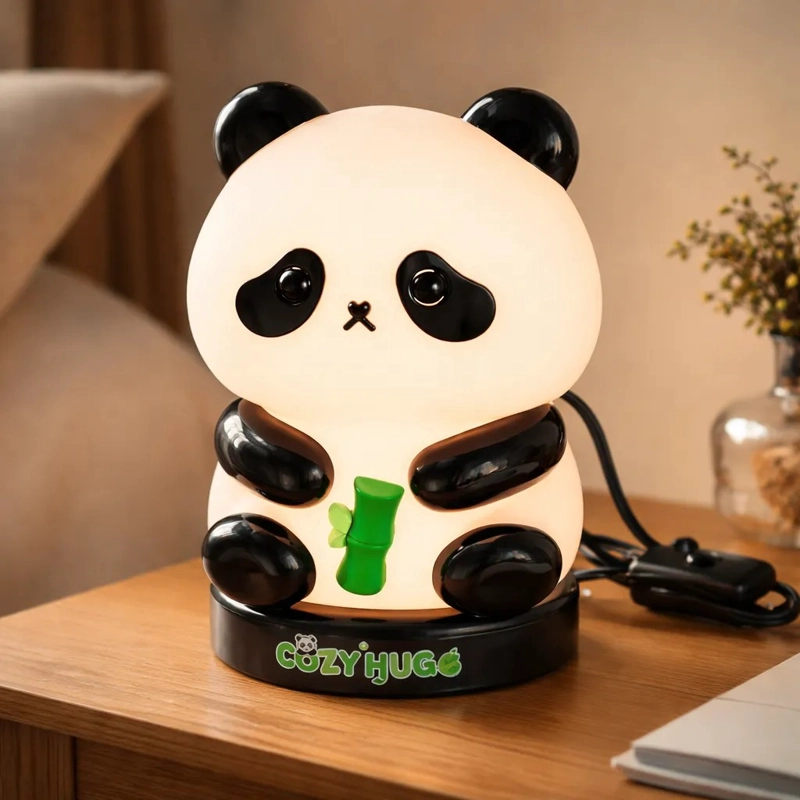 LAMPARA DECORATIVA LED NOCTURNA DISEÑO OSO PANDA PARA NIÑOS - 5