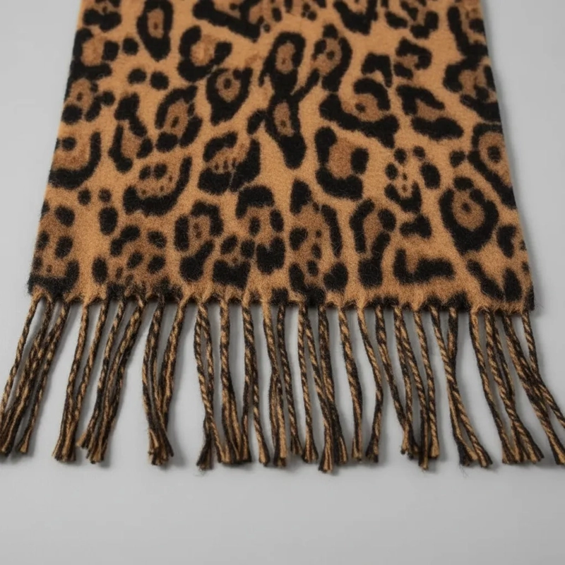 BUFANDA PASHMINA MUJER ANIMAL PRINT LEOPARDO SUAVE ELEGANTE - 2