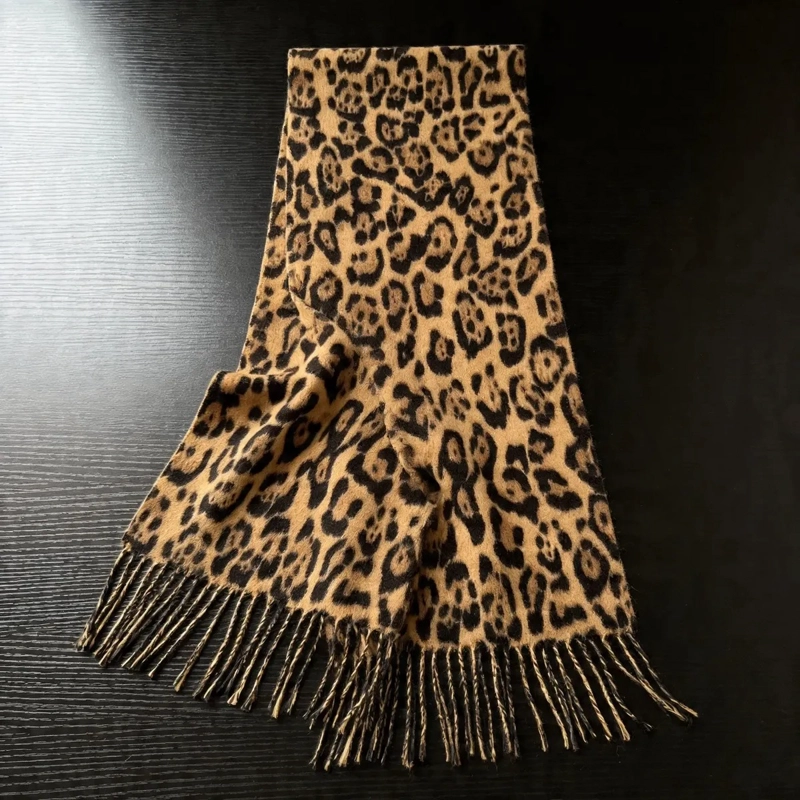 BUFANDA PASHMINA MUJER ANIMAL PRINT LEOPARDO SUAVE ELEGANTE - 3