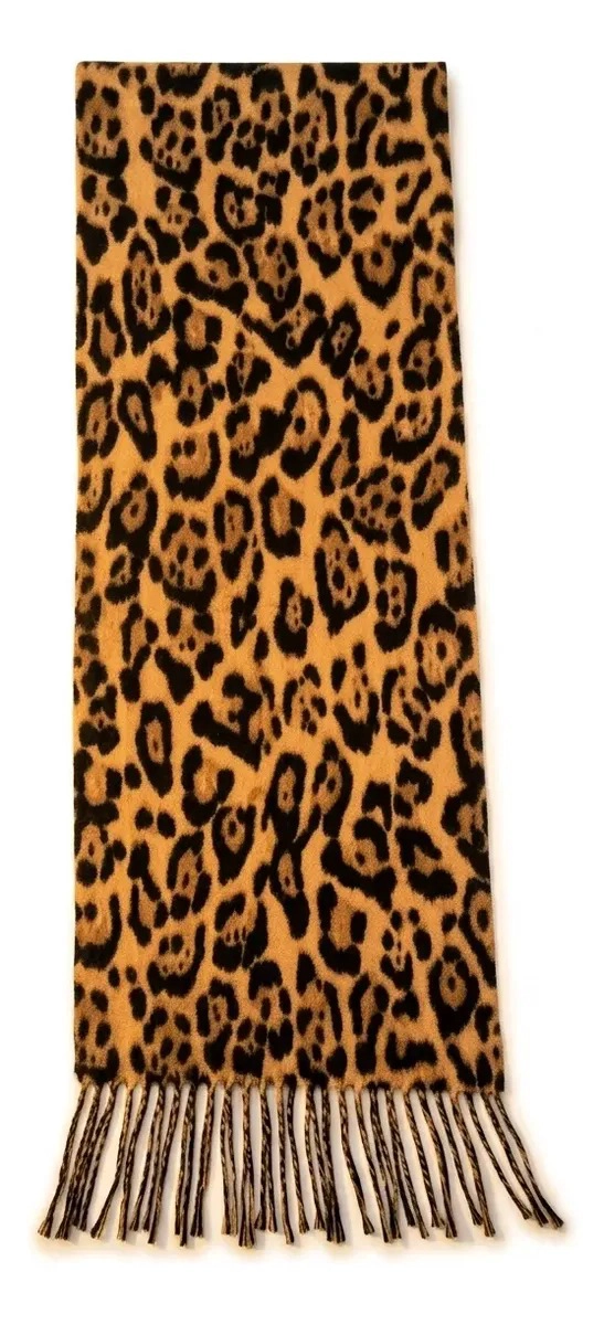 BUFANDA PASHMINA MUJER ANIMAL PRINT LEOPARDO SUAVE ELEGANTE - 5