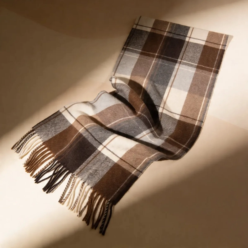 BUFANDA UNISEX DISEÑOS DE CUADROS SUAVE OTONO INVIERNO - 2