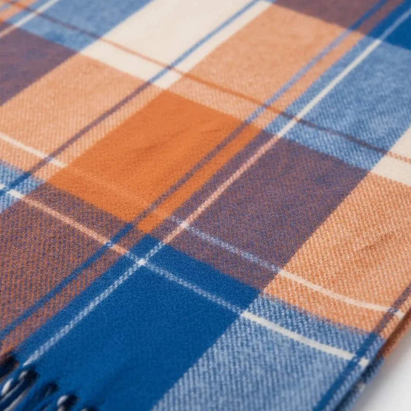 BUFANDA UNISEX DISEÑOS DE CUADROS SUAVE OTONO INVIERNO - 5