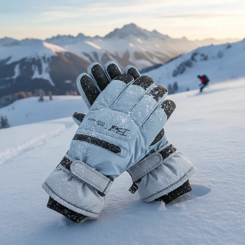GUANTES PARA NIEVE TALLA L TERMICOS IMPERMEABLES INVIERNO - 2